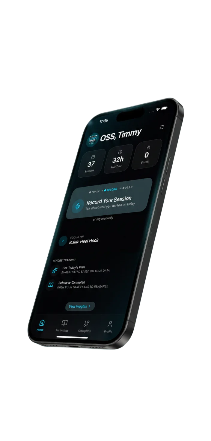 Tela do dashboard do BJJ Base